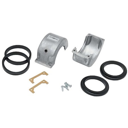 Dodge Industrial Chain Coupling, Cover, Aluminum, 5-1/8 in. Outside Diameter SIZE 50 CHAIN CPLG COVER ASSY